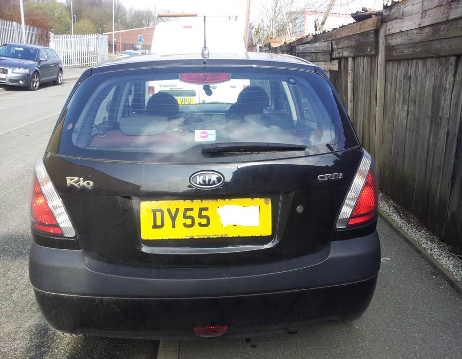 Kia Rio LX CRDI tailgate