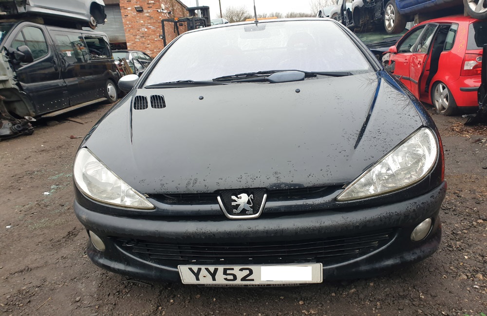 Peugeot 206 CC 2001-2009 breaking parts spares 2.0 Litre Petrol black