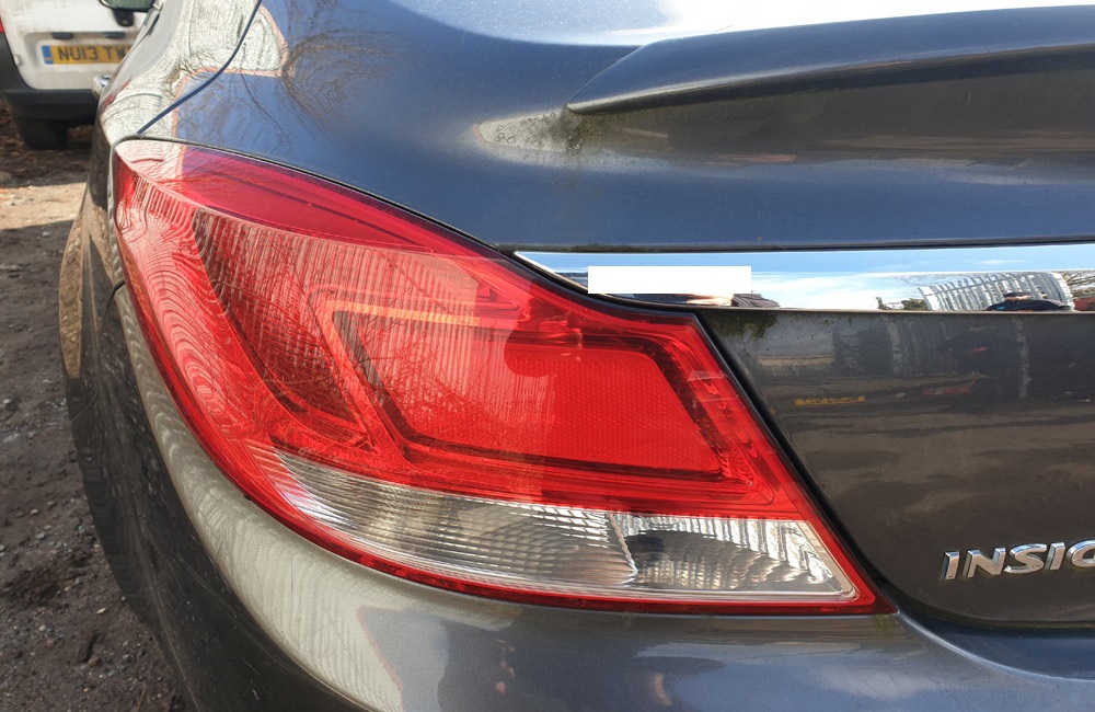 Vauxhall Insignia Exclusiv CDTI Rear Tail Light Passengers