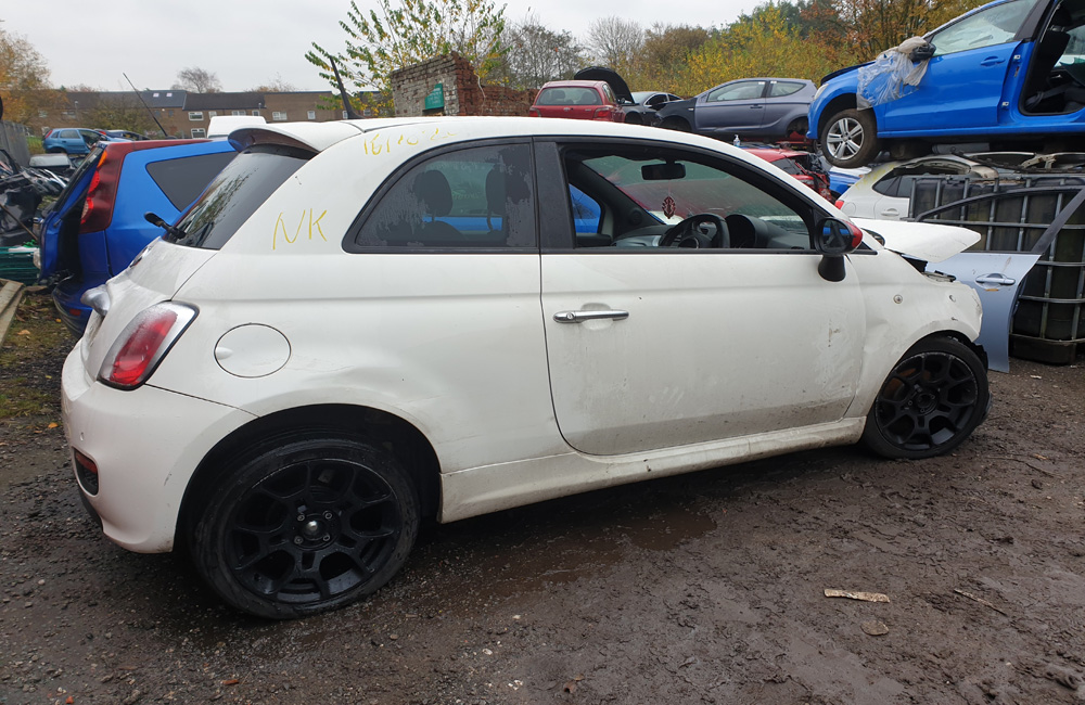 Fiat 500 S Breaking Spares Parts MK1 2008-2015 White