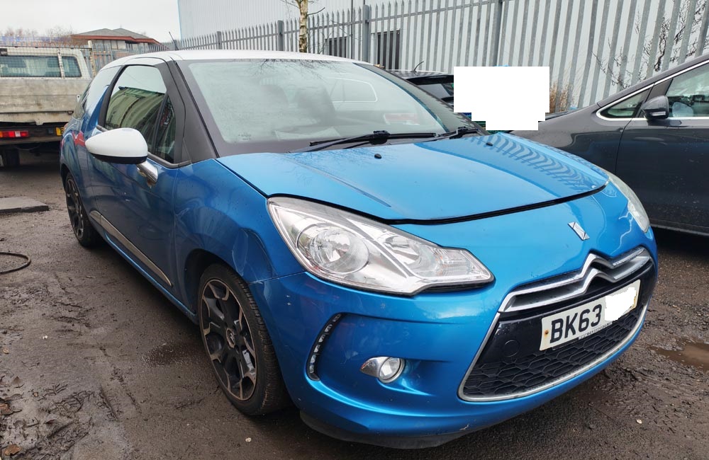 Citroen DS3 MK1 E-HDI Breaking For Parts And Spares Blue