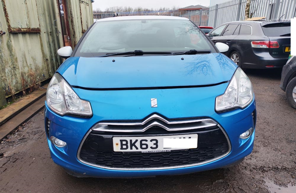 Citroen DS3 MK1 E-HDI Breaking For Parts And Spares Blue