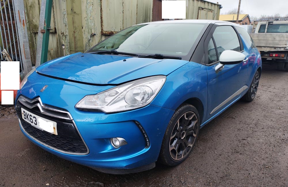 Citroen DS3 MK1 E-HDI Breaking For Parts And Spares Blue